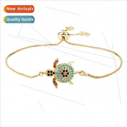 Europe fashion bracelet women Hundred copper zirconia pull-o