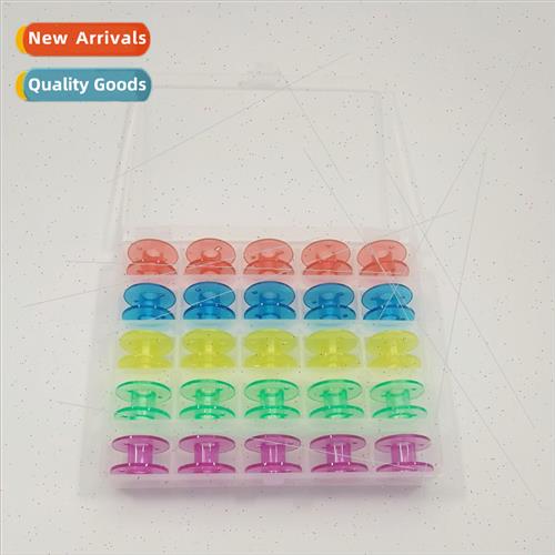 Electric Sewing Machine Household Box 25 Colorful Bobbin Thr