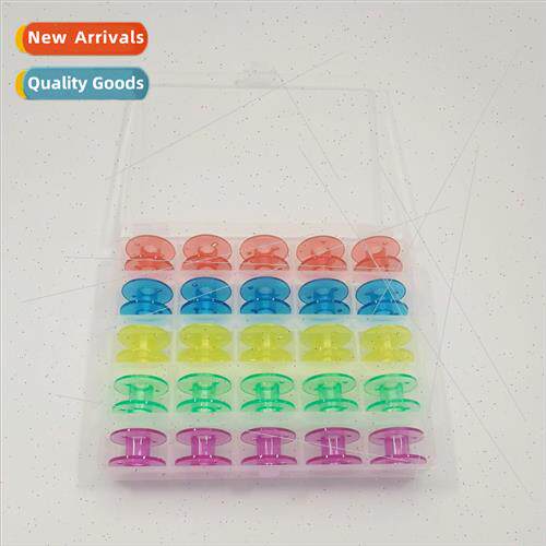 Electric Sewing Machine Household Box 25 Colorful Bobbin Thr