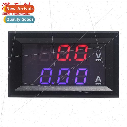 DC0-100V/10A 50A 100A LED DC dual display digal ammeter and