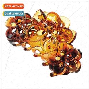 Clip Large Flower State Hair Wash Shark Grab Korea Bath