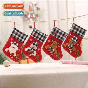 decorations trim black plaid stockin whe Christmas