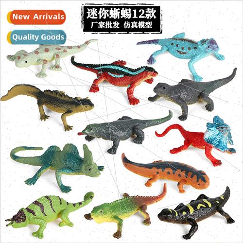 Reptile model children compulsion toy mini lizard umbrella l