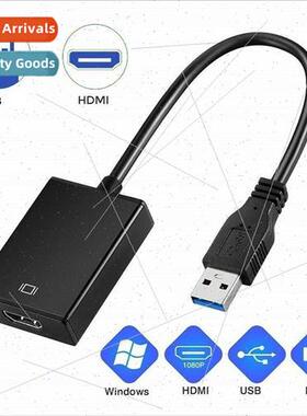 Drive  USB 3.0 to HDMI Female Converter HD Adapter Cable Lap