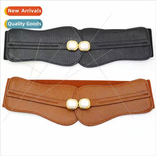 Pearl Decoration Belt Women Decoration Belt Elastic Elastic