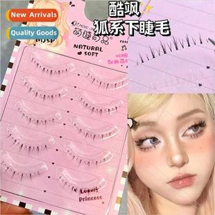 Fox Lower Eyelashes Flu One Piece Hybrid Makeup Clear Stem F