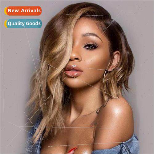 chemical fiber wigshair Europe wigs women short curly hair m