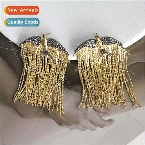 Autumn winter new spiral C-shaped earrings fashion large cir