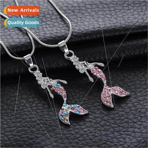 New Products Long Sweater Chain Mermaid Alloy Necklace Women