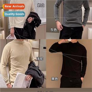 Men Half Hair Shirt Stc Brushed 3.0 Neck Boyfriend High