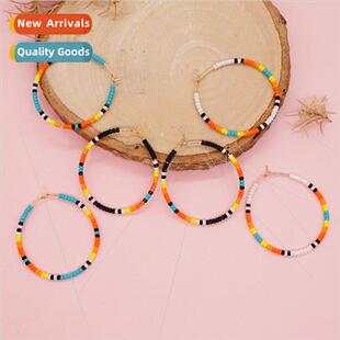 New rice beads hand beaded ethnic tribal Indian  large circl