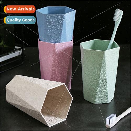 Wheat straw diamond-shaped cups brushing cups mouthwash cups