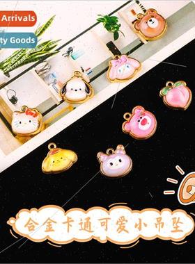 Alloy cartoon cute pendant diy pacha dog necklace bracelet a