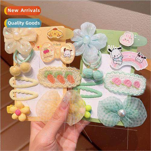 new children hair clips ltle girl flowers hairpin girls cute