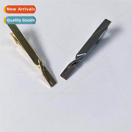 mple gold silver wedding tie clip tide work work professiona