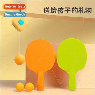 Children hanging table tennis trainer toy ball racket home i