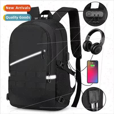 Business computer backpack men new large capacy usb charging