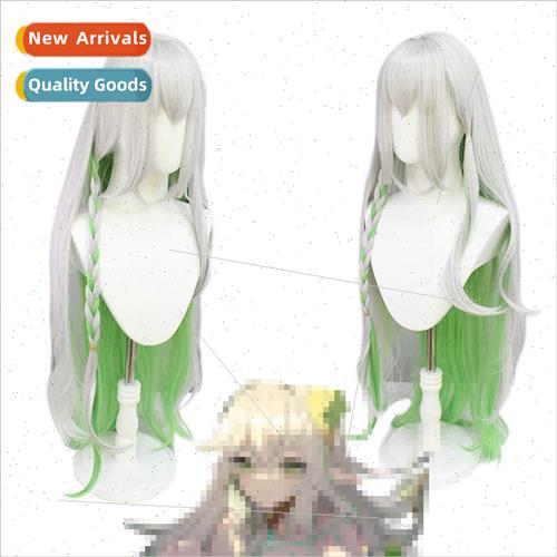 Sumeru Datsunoki Tree King cos wig grass god green silver gr