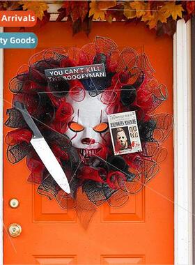 Halloween mask door hanging decoration creative ghost festiv