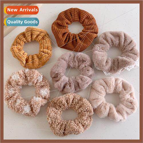 Mirad fall winter plush sausage hair ring female tie hair ro