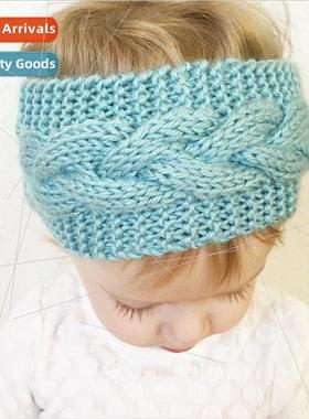 2017 Twisted Woolen Hair Bands  Kids Winter Warm Knted Hair