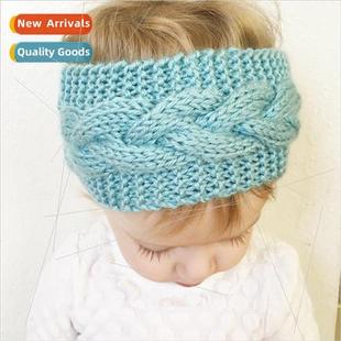 Hair Bands Kids 2017 Warm Woolen Winter Knted Twisted
