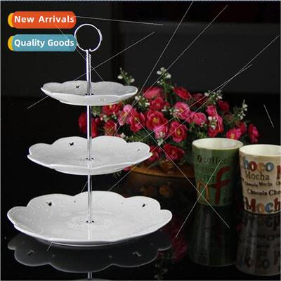 Round head zinc alloy snack fru plate stGourd type fru plate