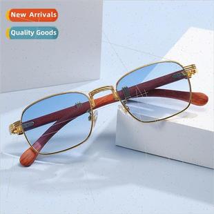 color small glasses 8037 grain personalized wood sung square