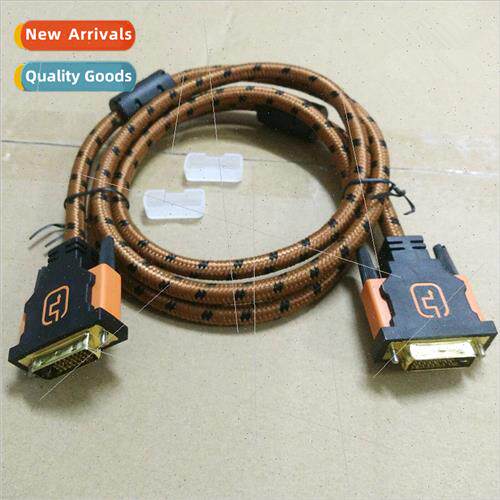 Double ring gold-plated head 1.5 meters HD video cable wh ne