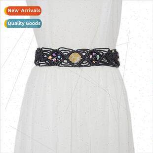 Rope Waist Hundreds Braided Fashion Wax Ladies Women Chain