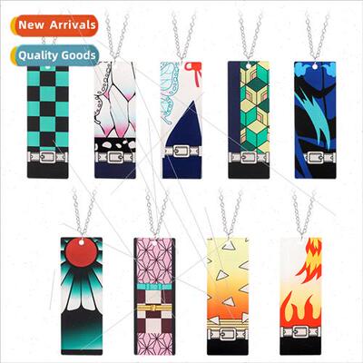 Acrylic Japanese Anime Onimusha no Earrings Charcoal Hajiro