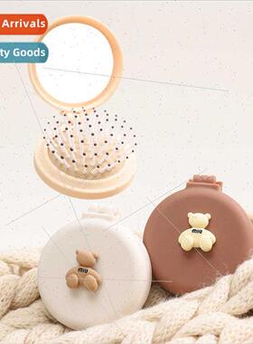 Korea ins cute cartoon soft cute mirror one mini portable po
