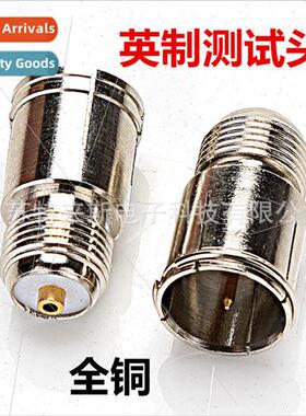 Copper Inch Test Head Adaptor F Head RF Head Cable Wire Conn