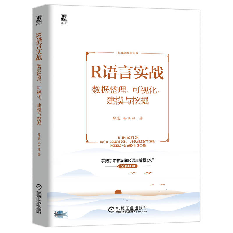 正版 大数据科学丛书：R语言实战 数据整理、可视化、建模与挖掘 薛震,孙玉林 著 机械工业出版社 9787111757214 Y库