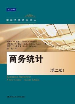 正版商务统计[美]诺琳·R.夏普,[美]Richard D.De Veaux,[美]Paul F.Velleman中国人民大学出版社有限公司 9787300222660 R库