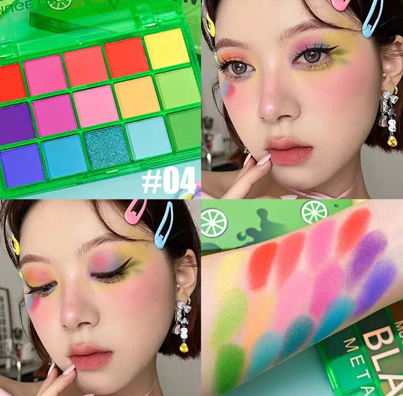 美玉格眼影盘彩色多色马卡龙眼影眼影