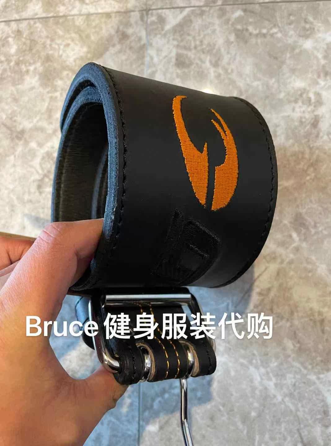 gasp盖世璞头层牛皮软腰带健身深蹲护腰