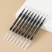 超大容量签字笔芯1.0 0.7 0.5mm黑色中性笔替芯学生商务练字水笔