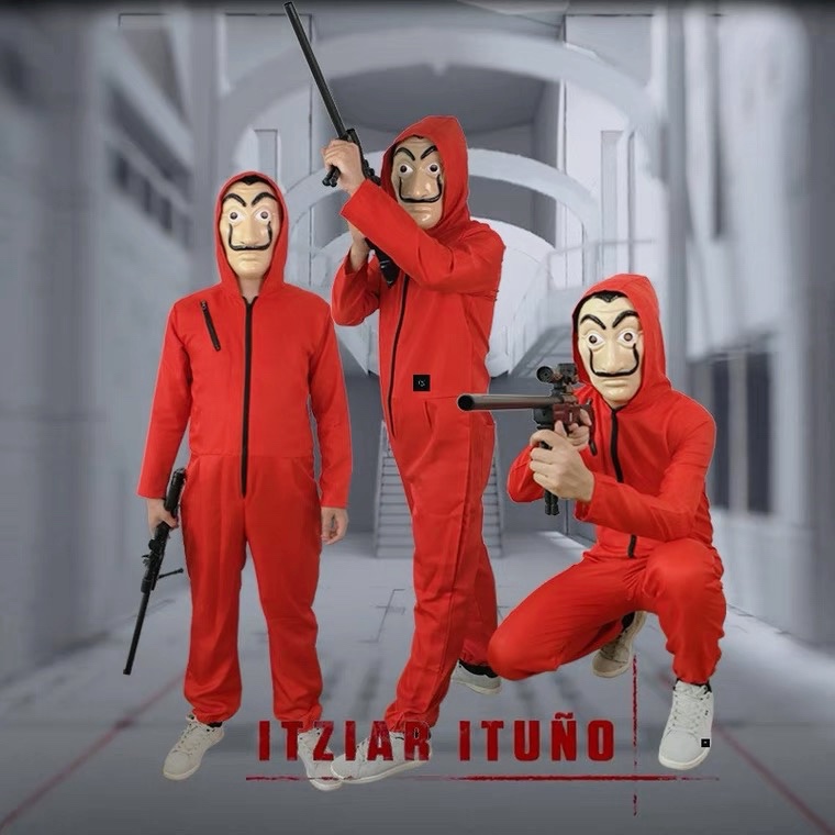 House of Paper Dali Cosplay Halloween Money Heist Costume