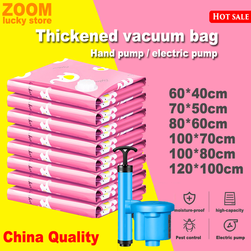Vacuum bag Quilt storage bags hand pump electric pump