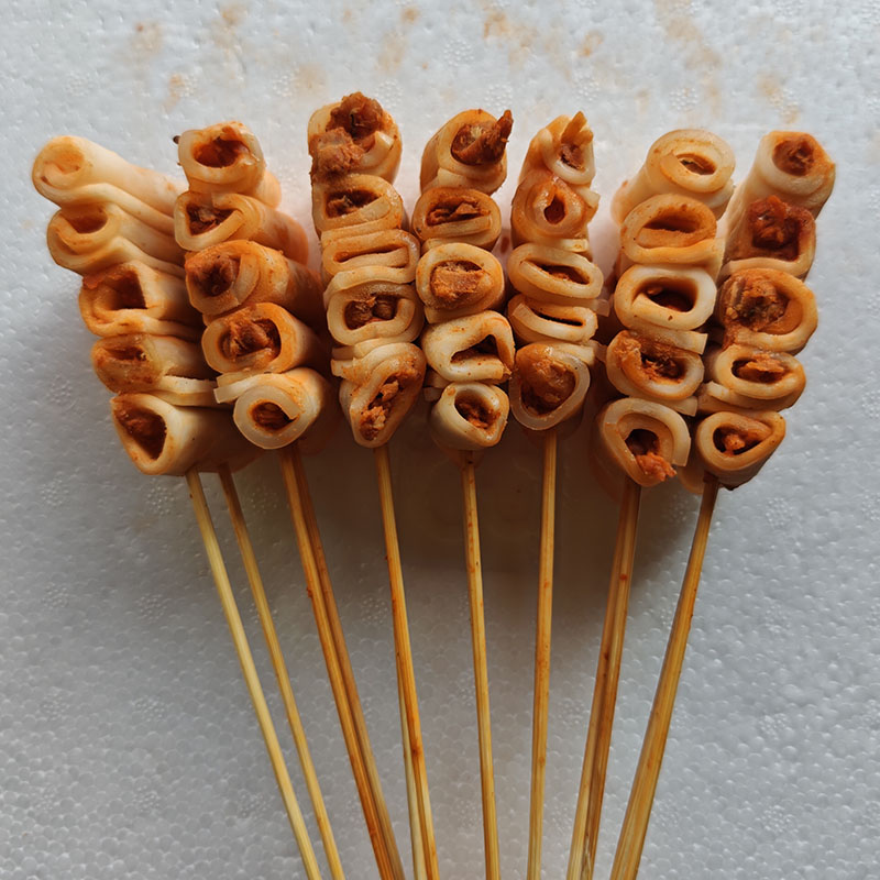 苕皮小龙虾串特色烧烤食材冷冻油炸烤串麻辣烫钵钵鸡摆摊图片