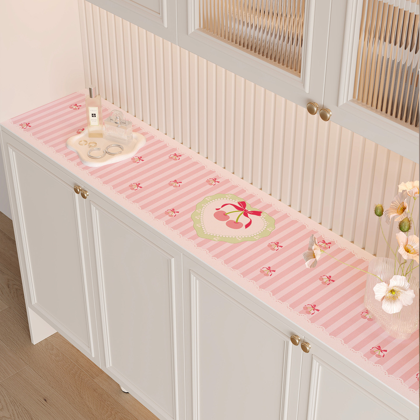 奈司高级感电视柜餐边柜桌垫台面保护垫鞋柜酒柜防脏桌布玄关垫子,居家布艺,桌布,淘宝优惠券,粉丝福利购,淘宝优惠卷