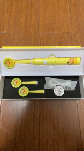 清仓特价#简洁儿童电动牙刷R03软毛0.13mm杜邦丝声波电动三把刷头