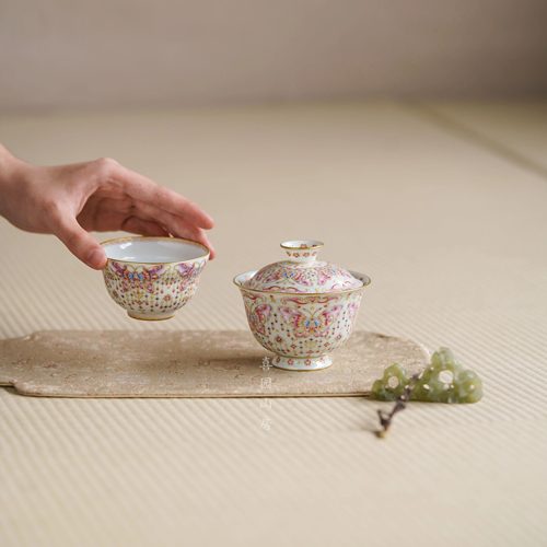 灵玺贡坊蝴蝶珐琅彩蝴蝶珠帘