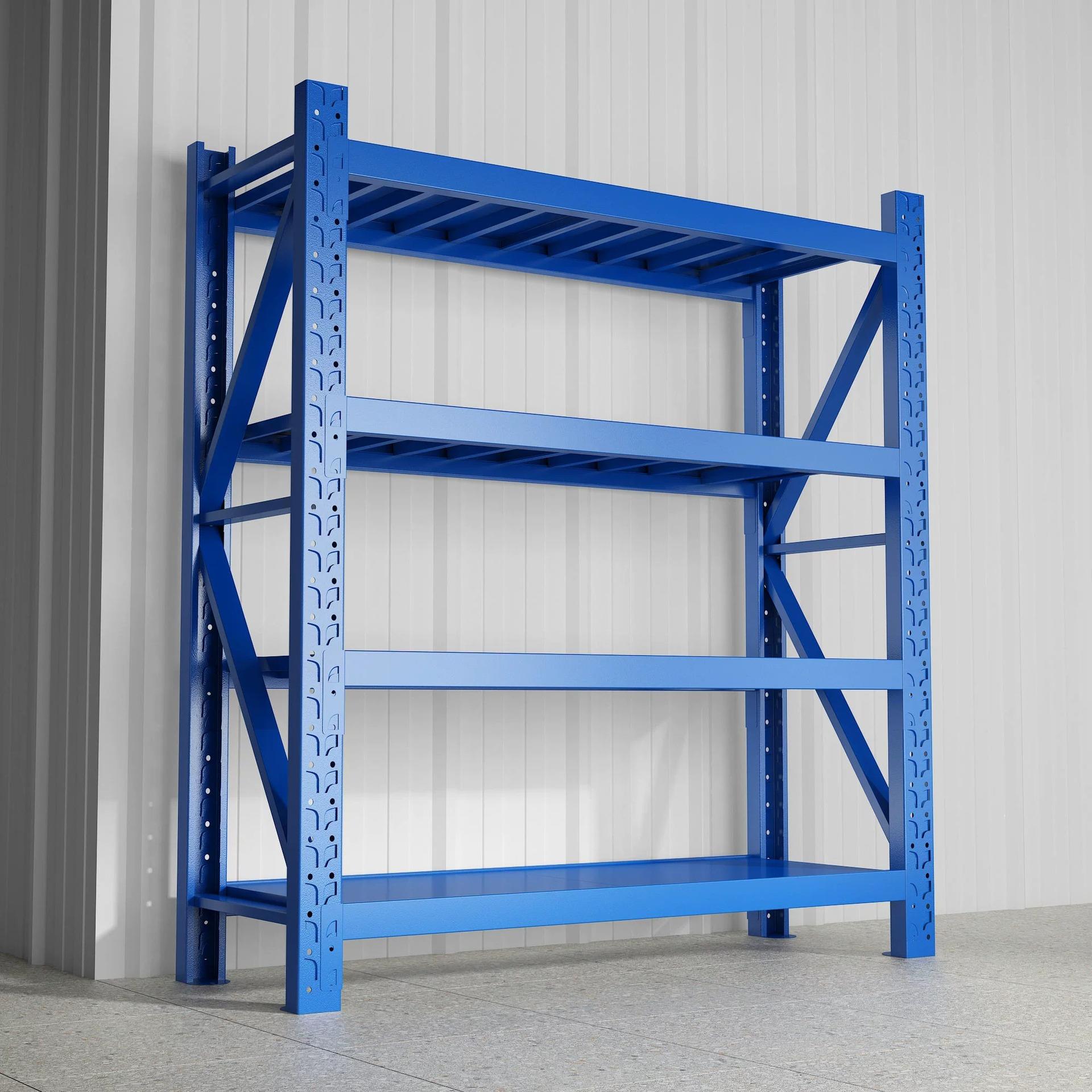 青岛货架置物架落地仓库阳台储藏室杂物间钢制多层收纳架多功能