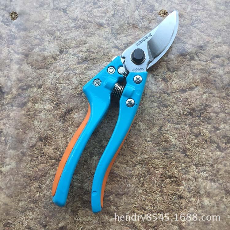 台湾-原装靓家伙VS-8Z蓝色手柄 园艺省力铝柄修枝剪 果树剪