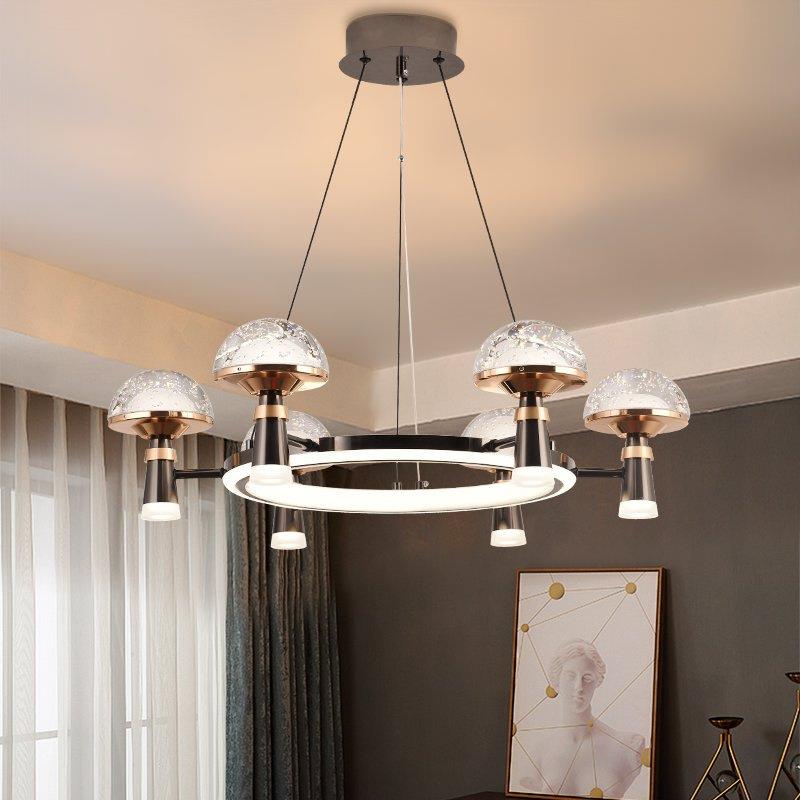 轻奢北欧客厅吊灯吸顶灯具大气简约现代吸吊二用智能卧室餐厅吊灯