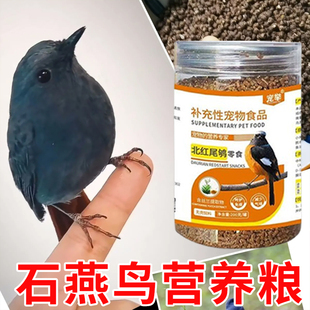石燕鸟饲料北红尾鸲鸟雏鸟鸟粮蓝点颏靛颏通用提性壮膘高营养鸟食