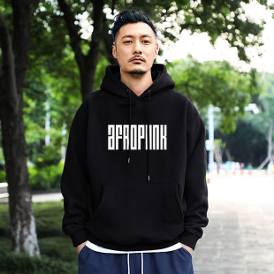 重磅卫衣男秋冬款连帽加绒加厚美式复古外套春潮牌宽松余文乐同款