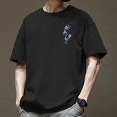 重磅纯棉国风短袖 T恤男2025新款 夏季 美式 宽松男生半袖 打底体恤男